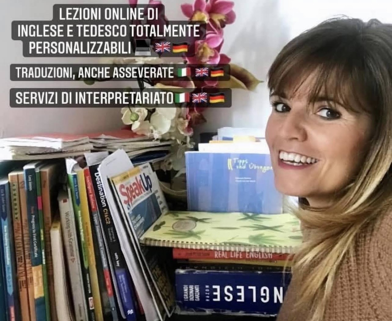 Lezioni online di inglese e tedesco, traduzioni e servizi di interpretariato